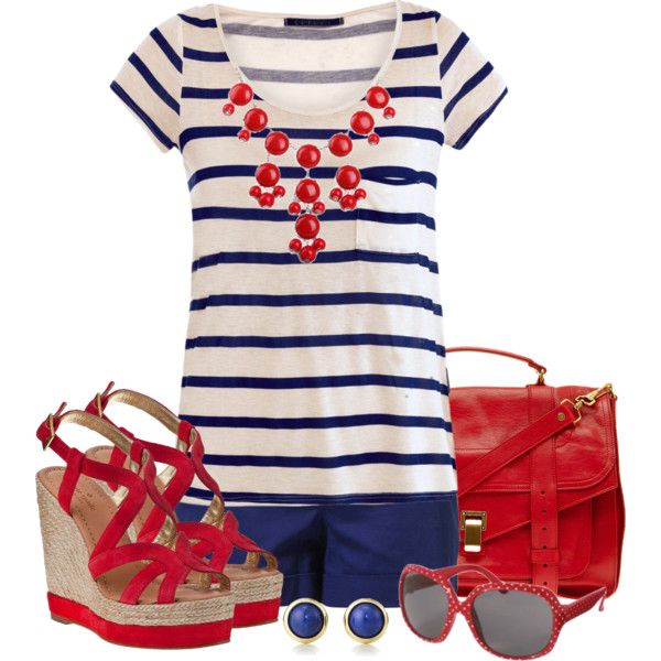 Great 4th July Polyvore Outfit Combinations - Fashion Experts